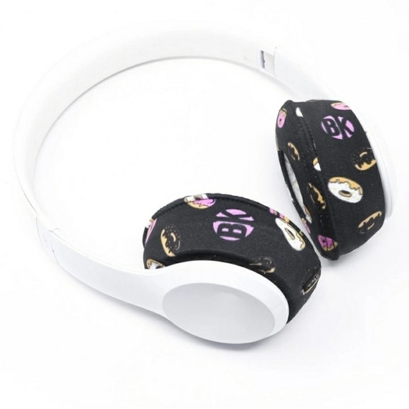 Beat Kicks Headphone Covers - Donut Print - Protective, Washable, x2 Sizes, New - Picture 9 of 11